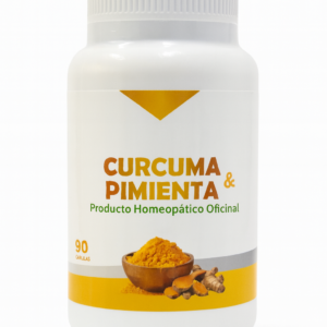 CURCUMA Y PIMIENTA NEGRA DE 90 CAPSULAS