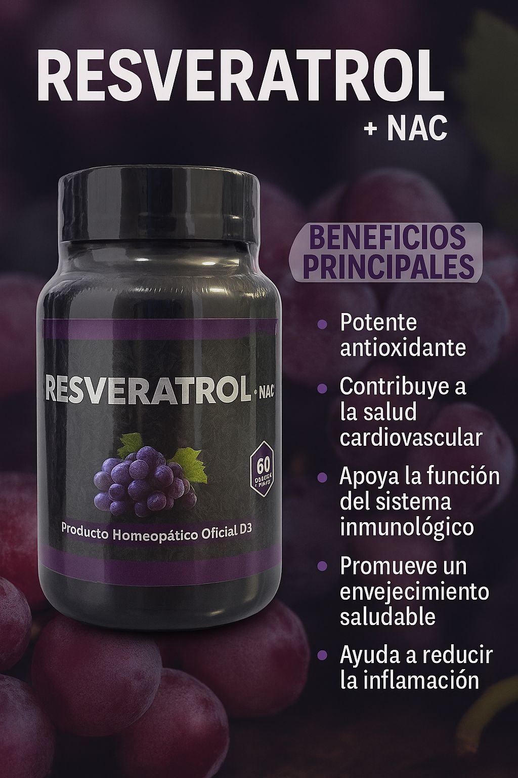 RESVERATROL+NAC - Imagen 4