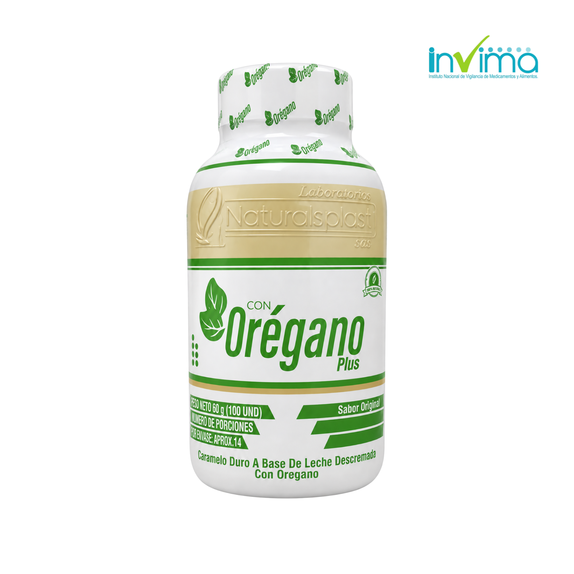OREGANO PLUS X100UND PLAST